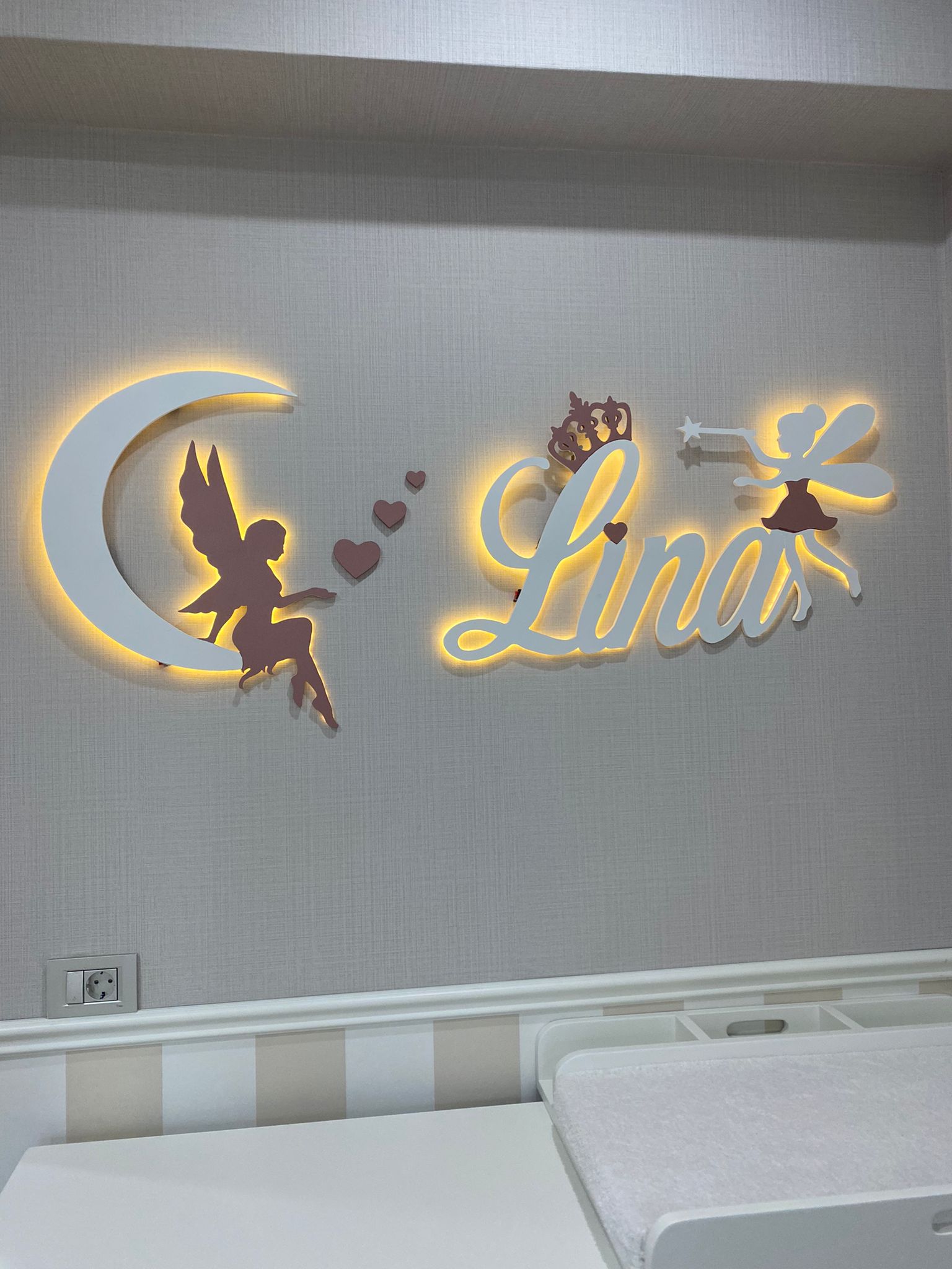 Büyük Boy Işıklı Tek İsimlik ve Perili Ay