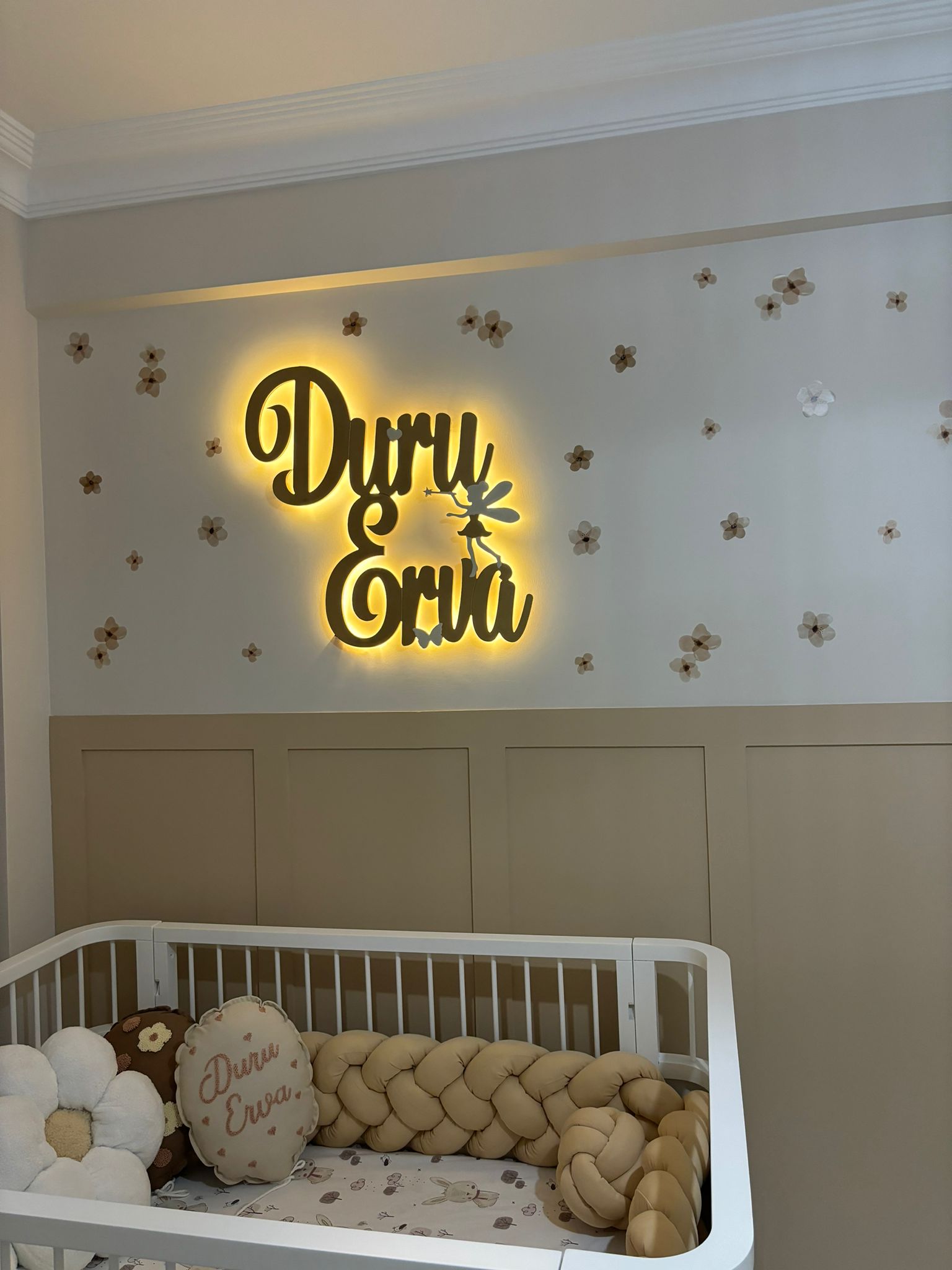 Büyük Boy Işıklı Çift İsimlik