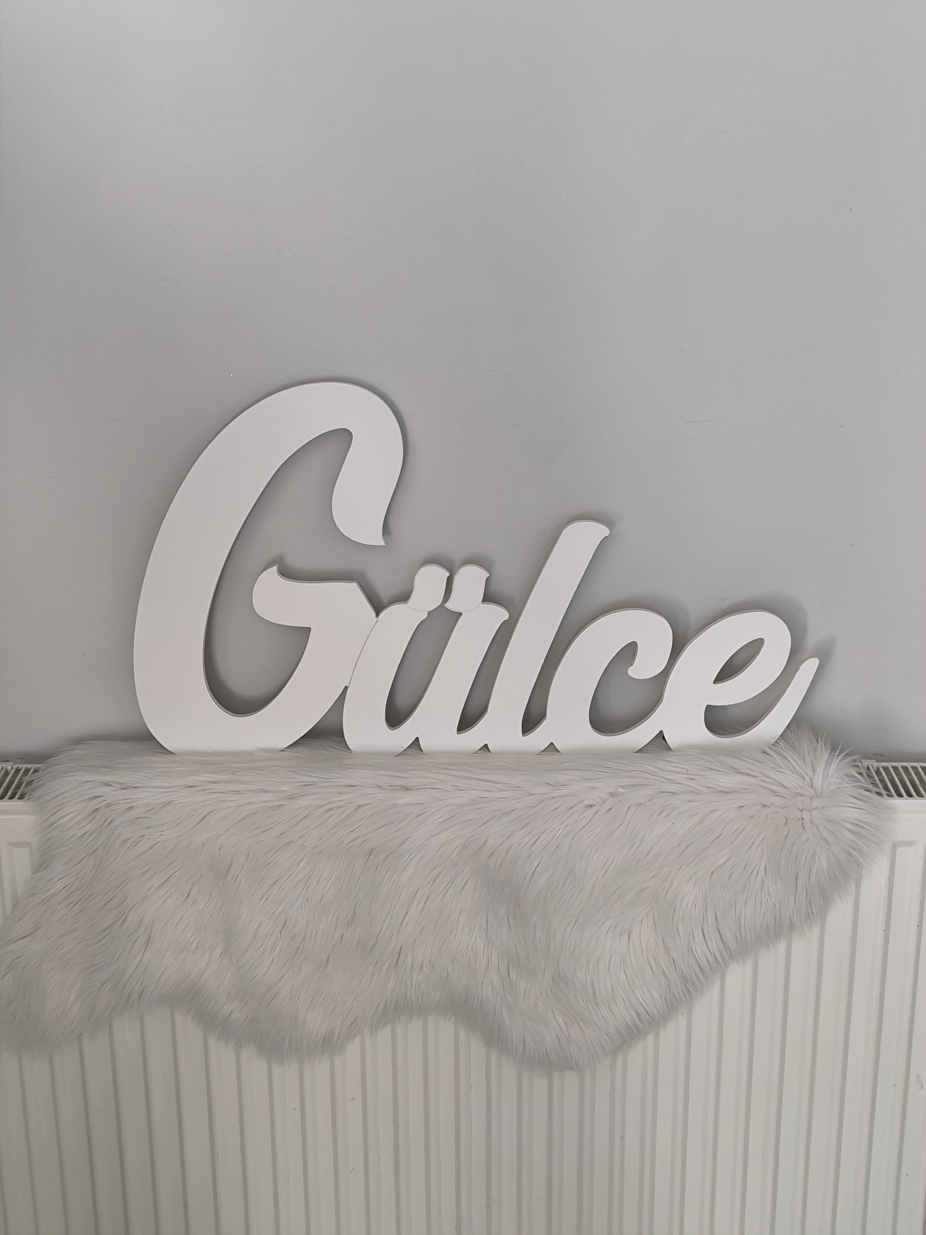 Büyük Boy Işıklı FİGÜRSÜZ Tek İsimlik