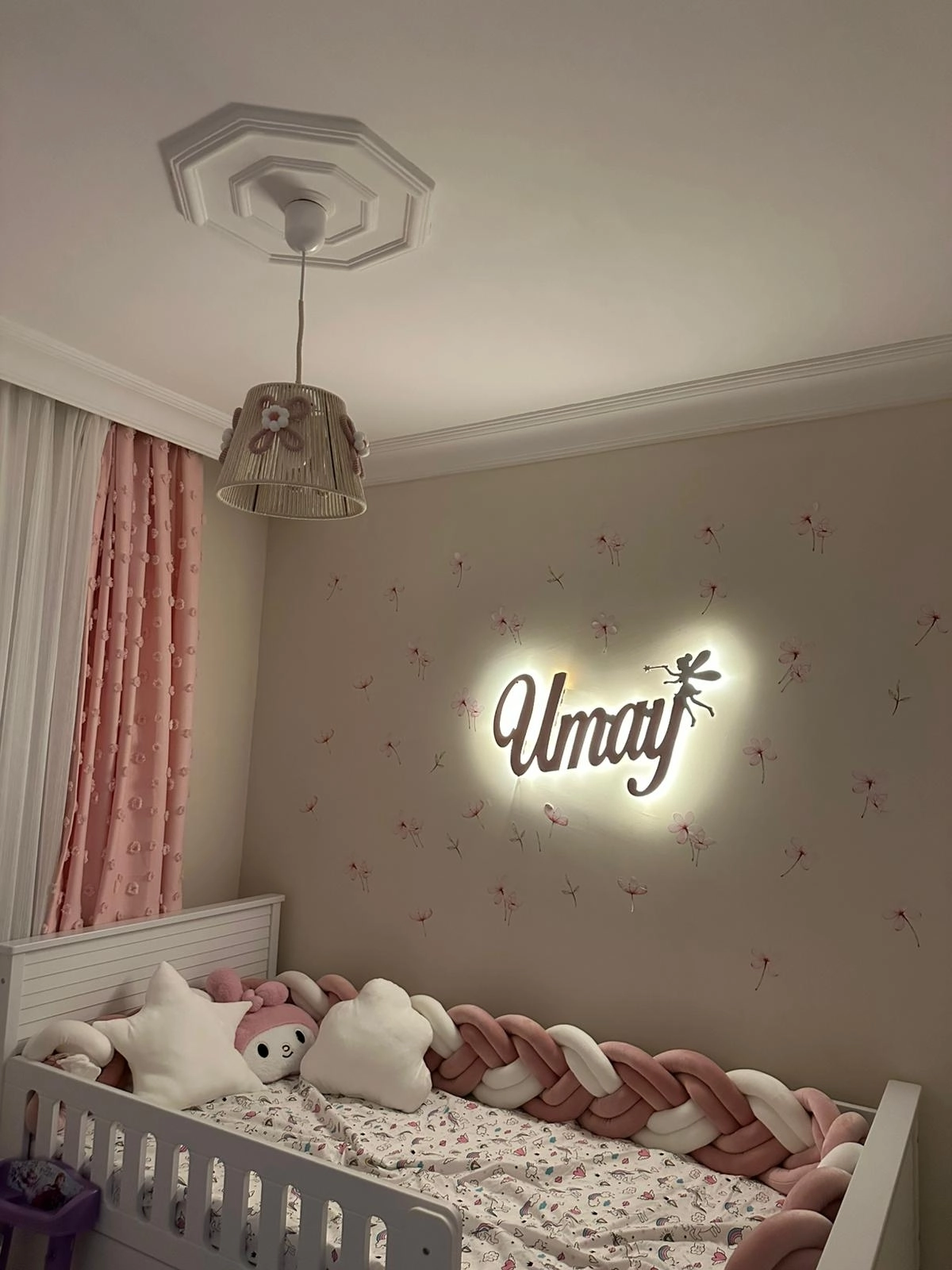 Büyük Boy Işıklı FİGÜRLÜ Tek İsimlik